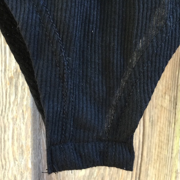 NEW Unique 21 Black Wrap Bodysuit. - Picture 6 of 6